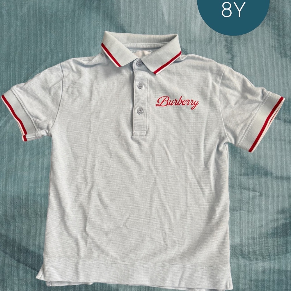 boys burberry polo